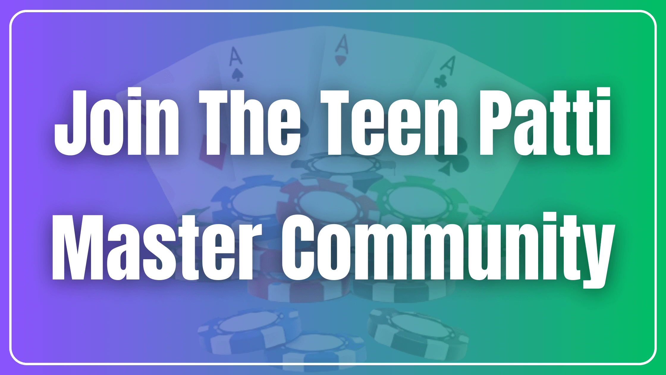 Join the Teen Patti Master Community